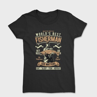 World's Best Fisherman, Women's T-Shirt