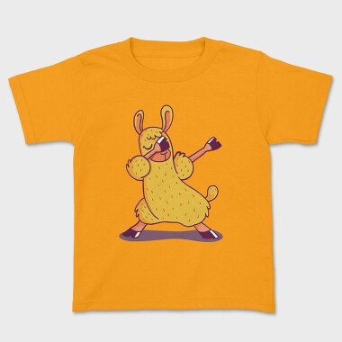 Dab Animal Comics Lama, Kids' T-Shirt