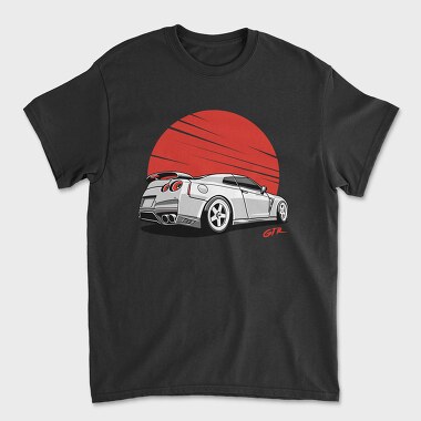Gt-R Red Sun, Unisex Men's T-Shirt