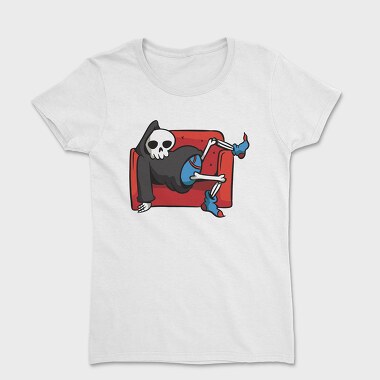 Lazy Grim Reaper, Women's T-Shirt