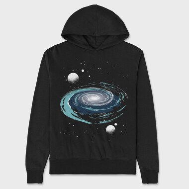 Space Nebula, Unisex Men's Hoodie