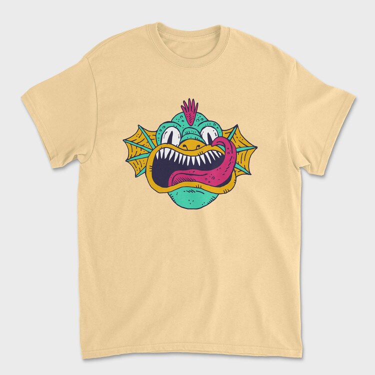 Monster Faces 4, Унисекс Мъжка Тениска