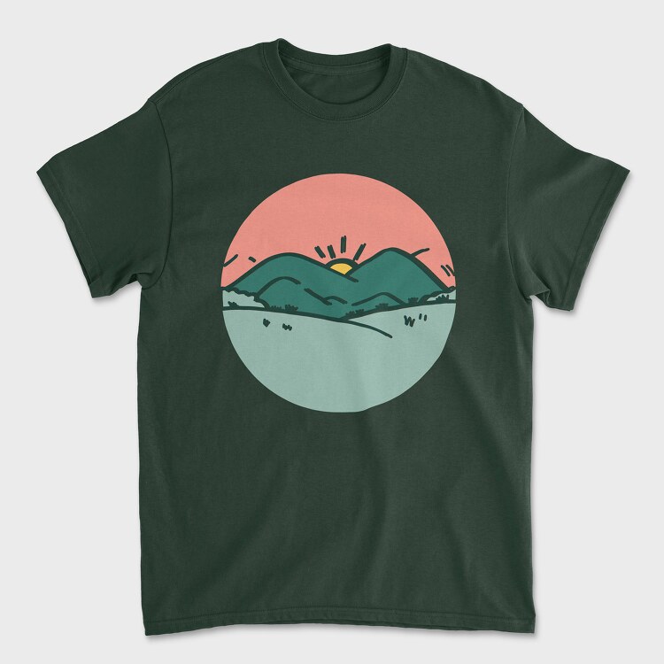 Nature Scenery 5, Unisex Men's T-Shirt