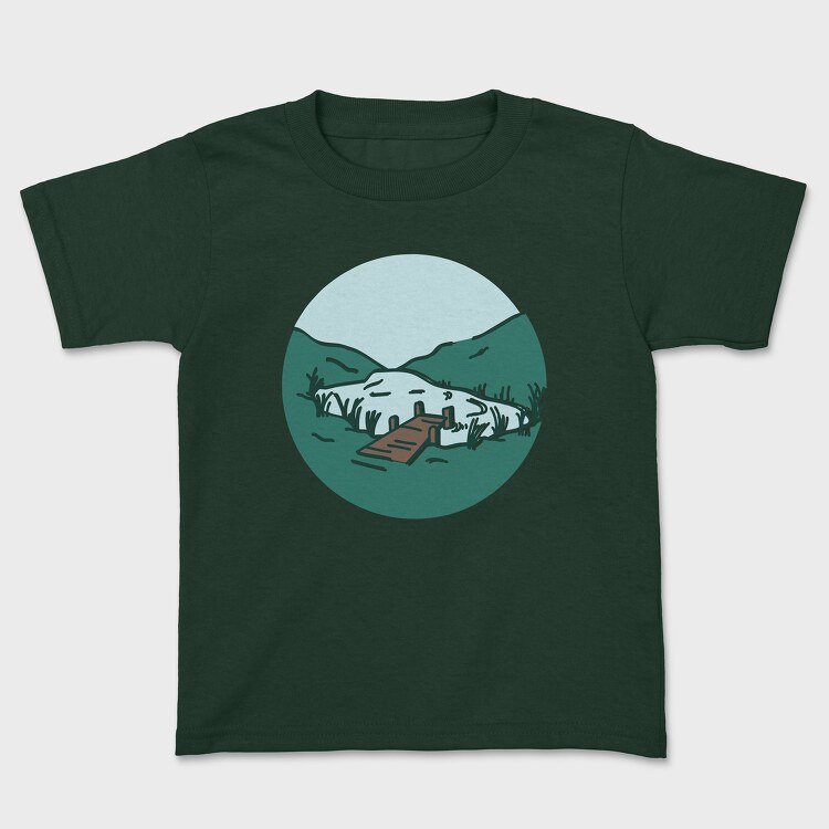 Nature Scenery, Kids' T-Shirt