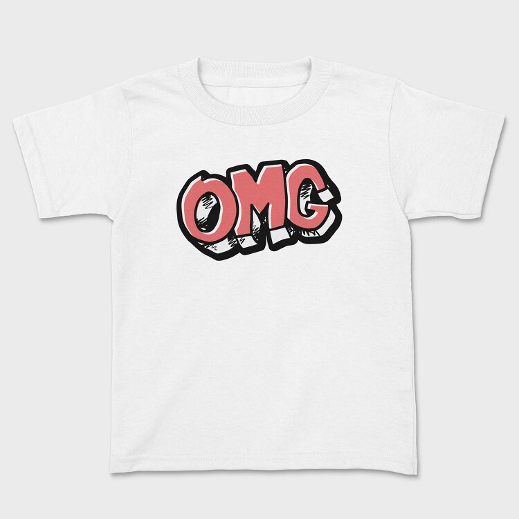 Omg, Kids' T-Shirt