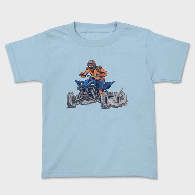 Quad Bike Illustration, Детска Тениска