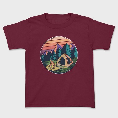 Camping, Kids' T-Shirt