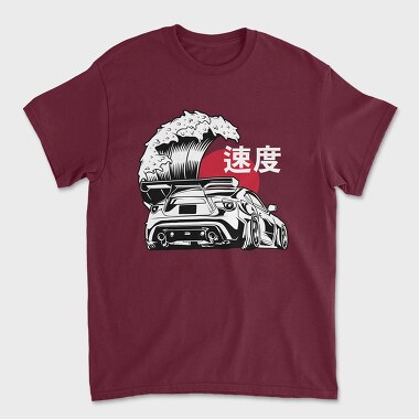 Wave Car, Unisex Men's T-Shirt