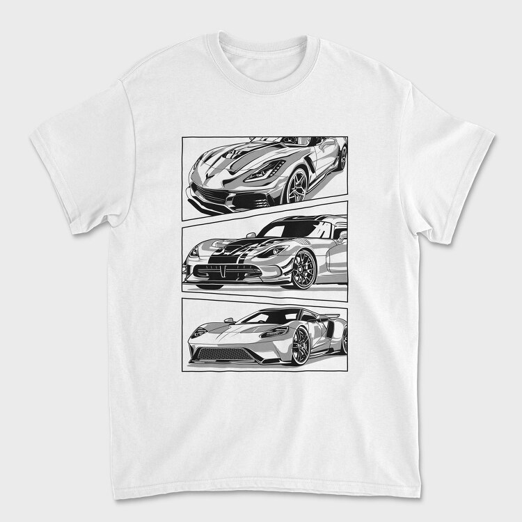 AMERICAN SUPER CAR, Unisex Men's T-Shirt