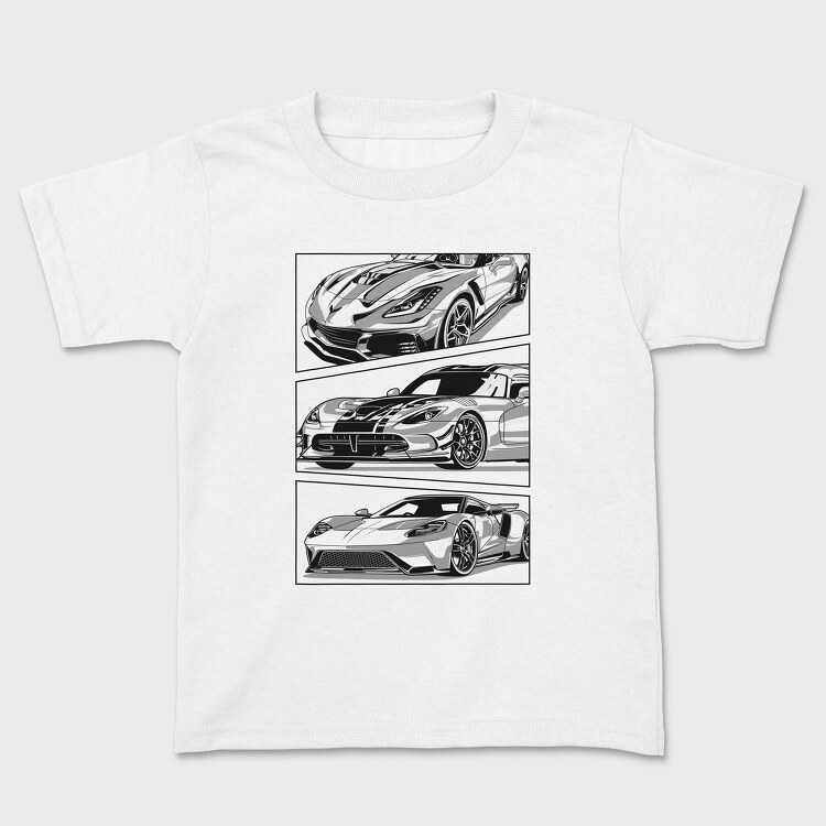 AMERICAN SUPER CAR, Kids' T-Shirt