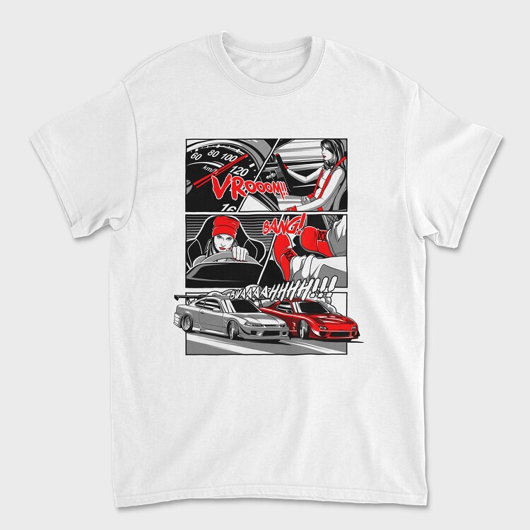 Comic Drift, Unisex Men's T-Shirt
