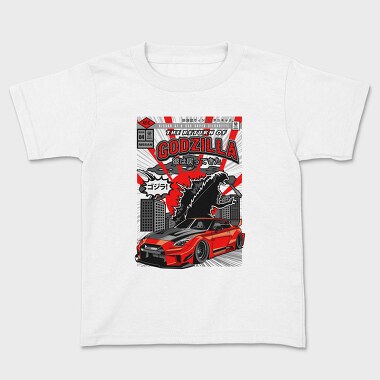 Godzilla R35, Kids' T-Shirt