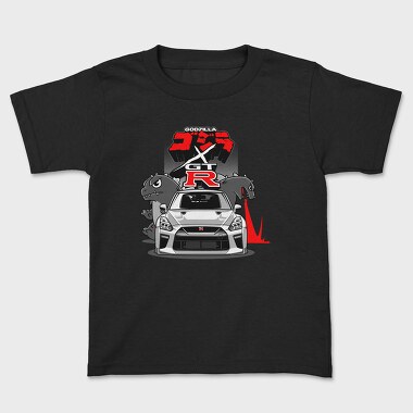 gtr godzilla, Kids' T-Shirt