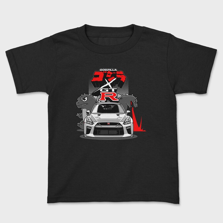 gtr godzilla, Kids' T-Shirt