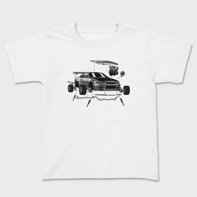 R34 Crank Out, Детска Тениска