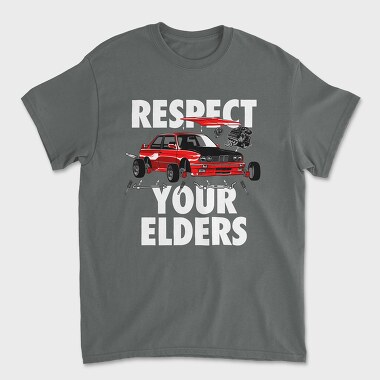 RESPECT YOUR ELDERS, Унисекс Мъжка Тениска
