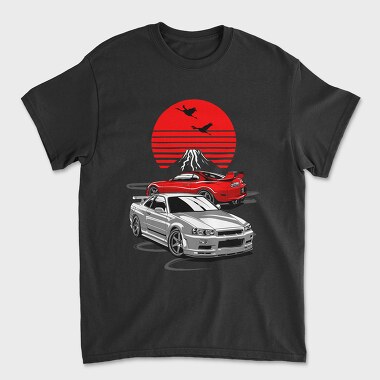 Unisex Men's T-Shirt, RIVALS GTR SUPRA
