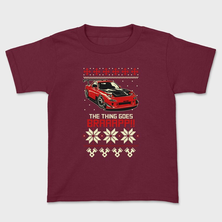 RX7 UGLY SWEATER, Kids' T-Shirt