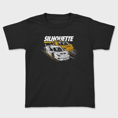 Silhouette Huracan, Kids' T-Shirt
