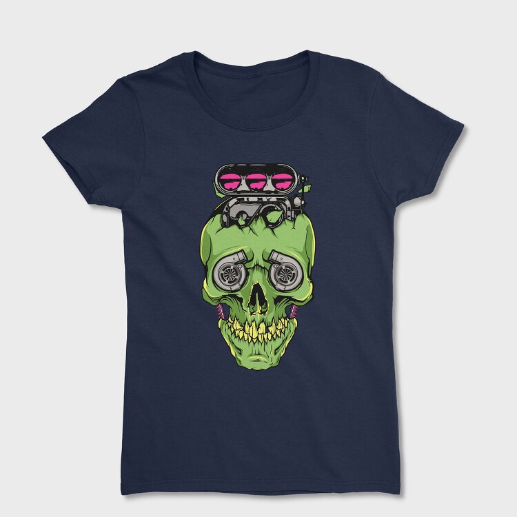 Skull Piston 2, Women's T-Shirt