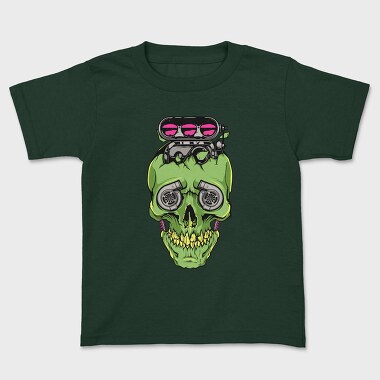Skull Piston 2, Kids' T-Shirt