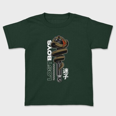 Snake Coilover, Kids' T-Shirt