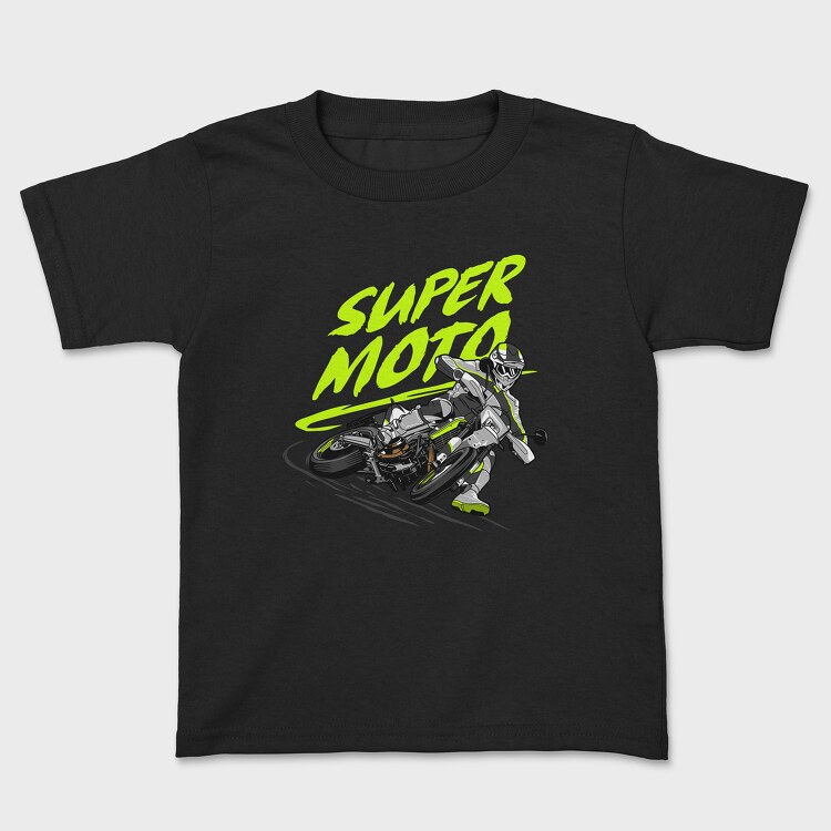 Supermoto, Kids' T-Shirt