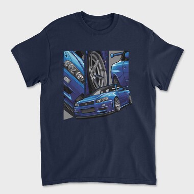 Unisex Men's T-Shirt, Skyline 2