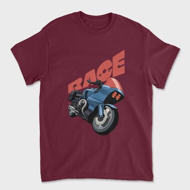 Anime Manga Style Motorcycle Rider, Unisex Men's T-Shirt