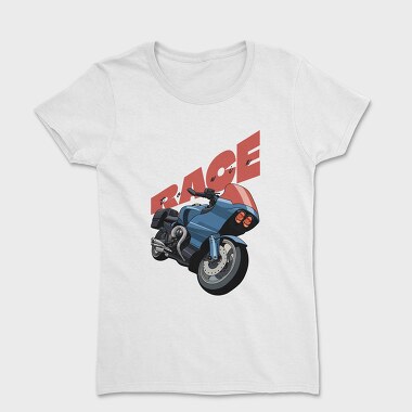 Anime Manga Style Motorcycle Rider, Women's T-Shirt