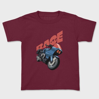 Anime Manga Style Motorcycle Rider, Kids' T-Shirt