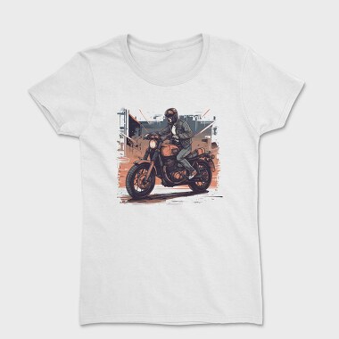 Comic Rider Motorcycle, Women's T-Shirt