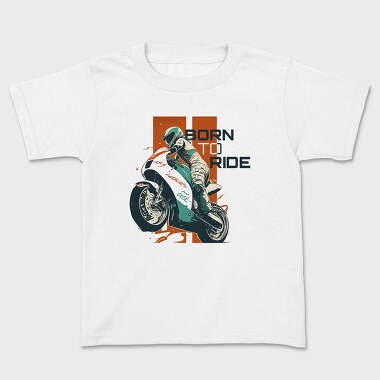 Motorcycle SportArt Japanese, Kids' T-Shirt