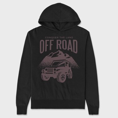 Off Road 1, Unisex Men's Hoodie