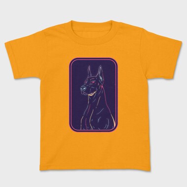 Doberman Dog, Kids' T-Shirt