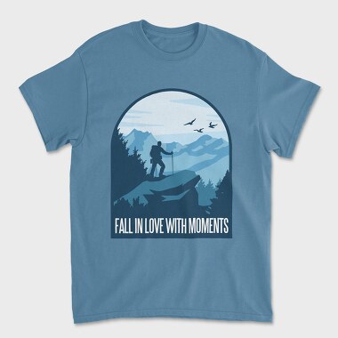 Fall In Love With Moments, Unisex Men's T-Shirt
