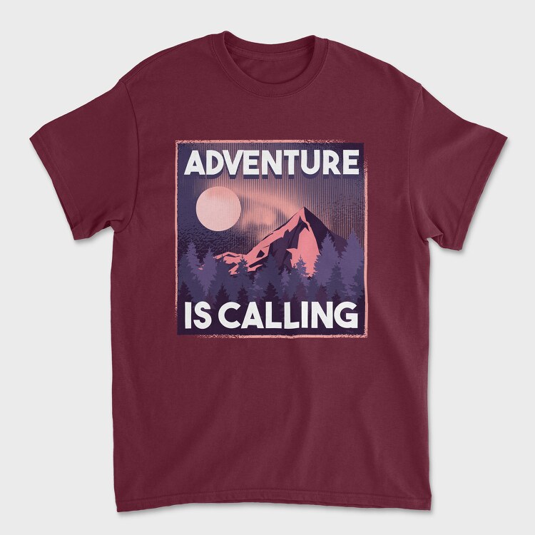 Adventure Is Calling, Unisex Men's T-Shirt