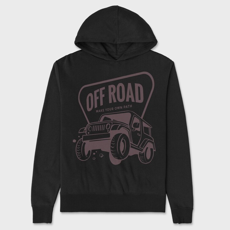 Off Road, Unisex Men's Hoodie