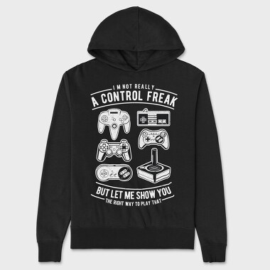 Unisex Men's Hoodie, A Control Freak
