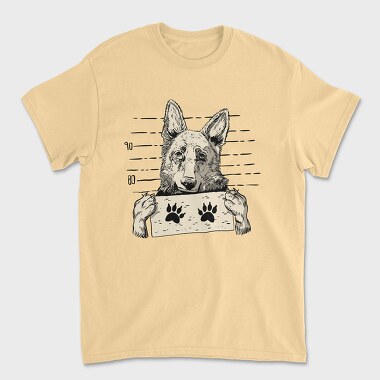 Dog Sheperd, Unisex Men's T-Shirt