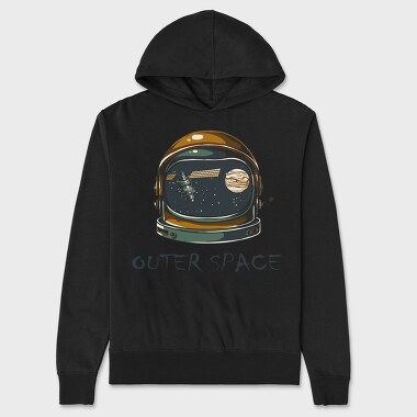 Outer Space, Unisex Men's Hoodie