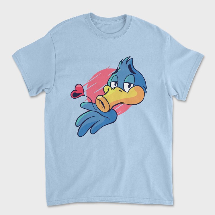 Bird Kiss Heart, Унисекс Мъжка Тениска