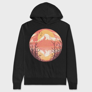 Vulcan Sunset, Unisex Men's Hoodie