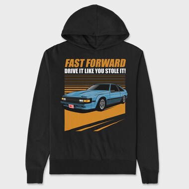 Toyota Supra MK2, Unisex Men's Hoodie