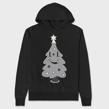 Retro Cartoon Christmas 1, Unisex Men's Hoodie