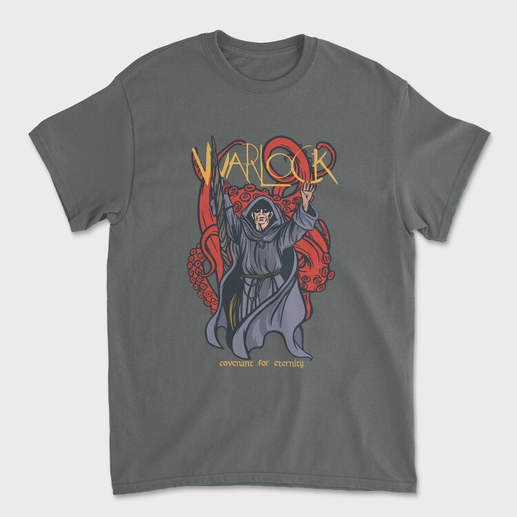 Warlock, Унисекс Мъжка Тениска