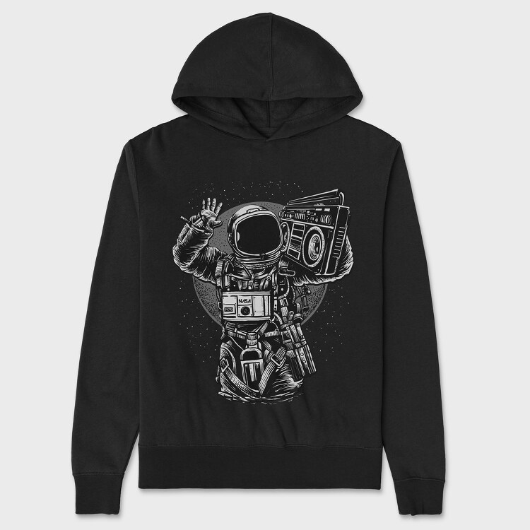 Astronaut Boombox, Унисекс Мъжко Суичър