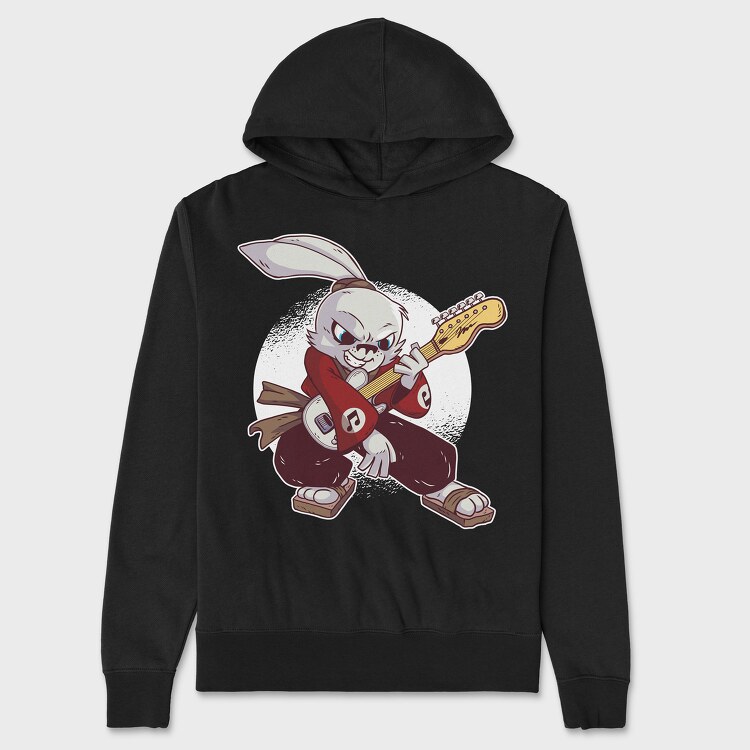 Samurai Rabbit, Unisex Men's Hoodie