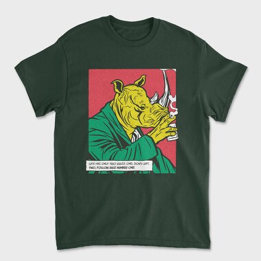 Rhinoceros Si, Unisex Men's T-Shirt