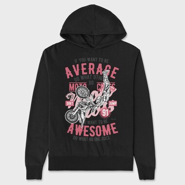 Awesome Motocross, Unisex Men's Hoodie